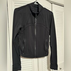 Lululemon define jacket crop nulu- black size 12